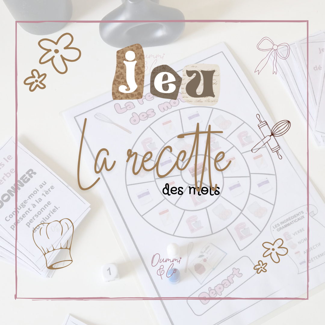 Jeu éducatif : La recette des mots – Image 1